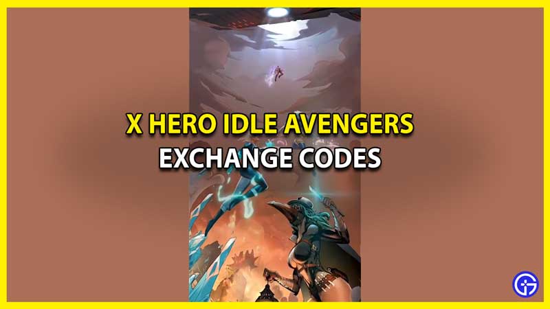 Všechny aktivní x Hero Idle Avengers Exchange Codes