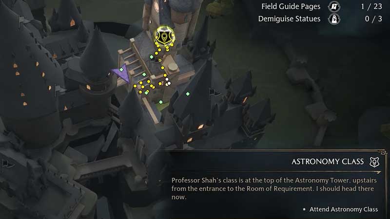 All Astronomy Table Locations Hogwarts Legacy