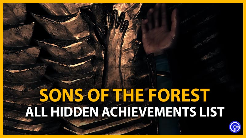 Son Of The Forest 100% Achievement Guide