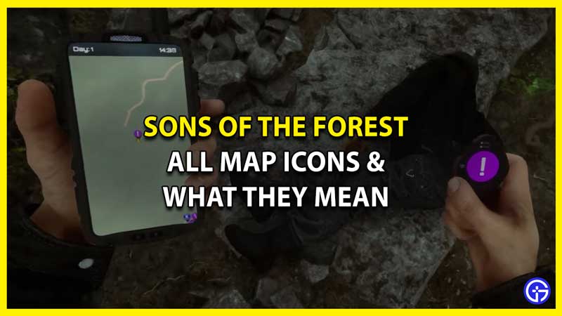 Sons of the Forest Map - Sons Of The Forest Map - Sticker