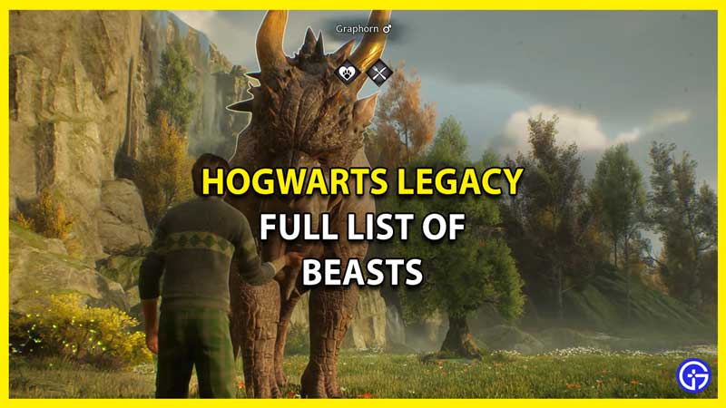 Are there Fantastic Beasts in Hogwarts Legacy
