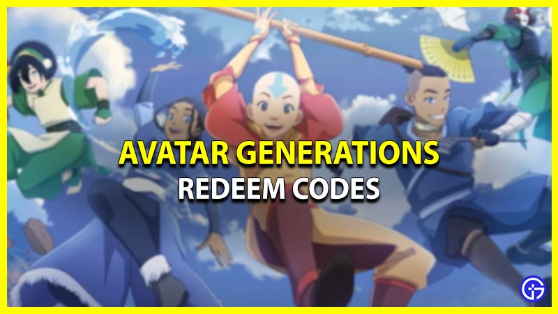 Avatar Generations redeem codes