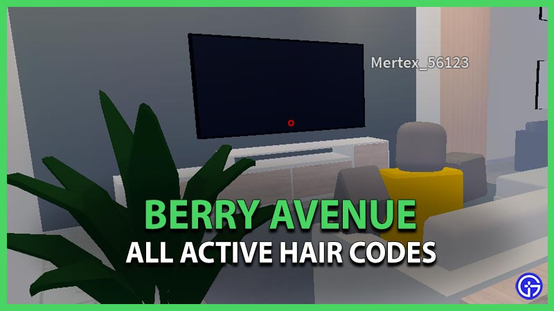 Berry Avenue Hair Codes