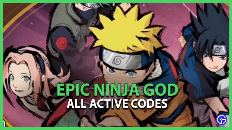 Epic Ninja God Codes