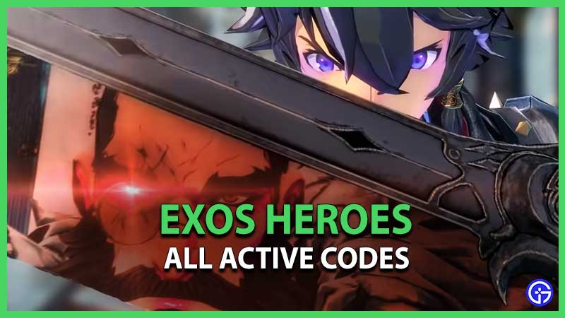 Exos Heroes Codes