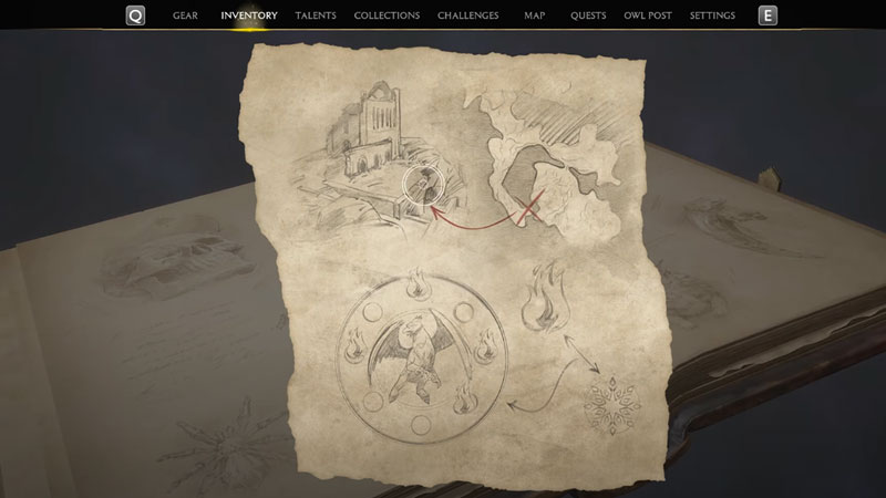 Henreitta's map hogwarts legacy