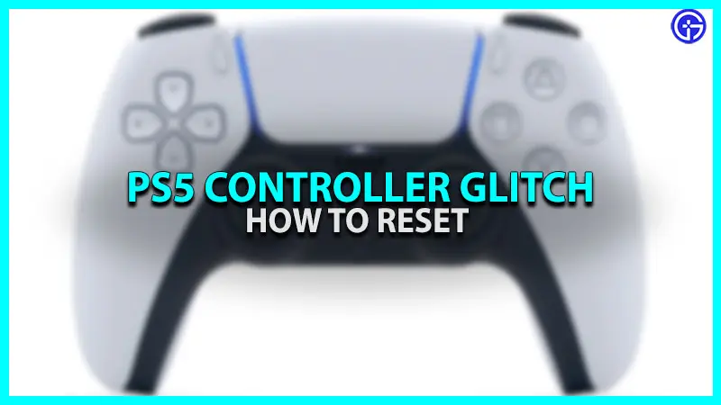 reset PS5 controller