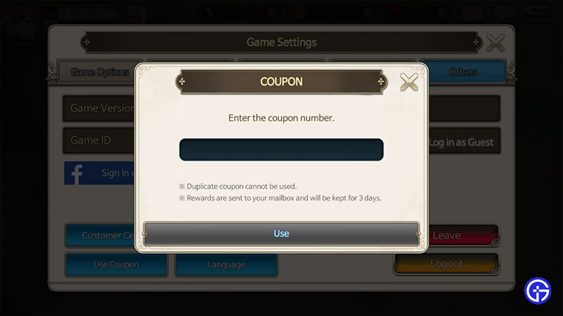How to Redeem Codes in King's Raid