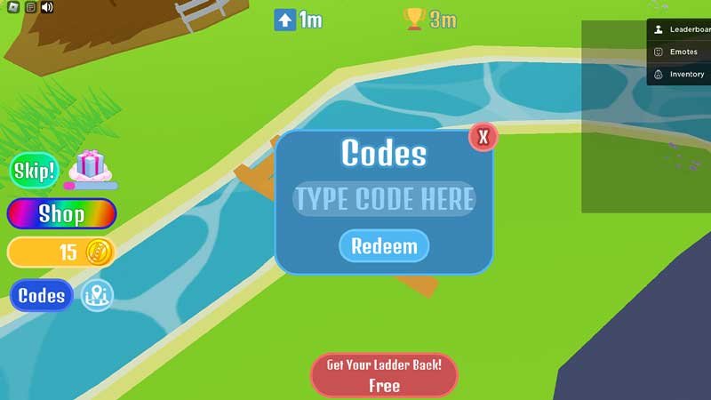 How to Redeem Roblox Climb to Win Codes