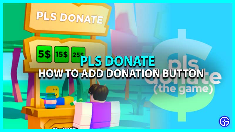 How To Get a DONATION BUTTON in PLS DONATE 💸 on ROBLOX MOBILE