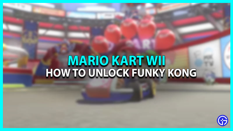 funky kong mario kart wii