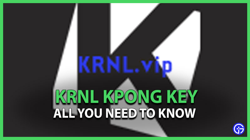 KRNL KPong Key