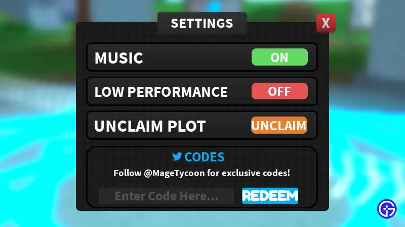 Mage Tycoon Codes