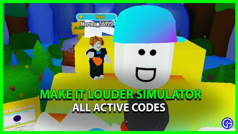 Make It Louder Simulator Codes