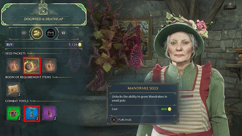 How to Get Mandrake seeds in Hogwarts Legacy