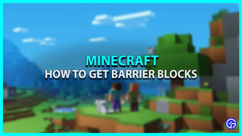 how to get barrier blocks minecraft