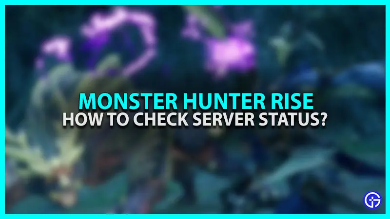 Monster hunter Rise server status