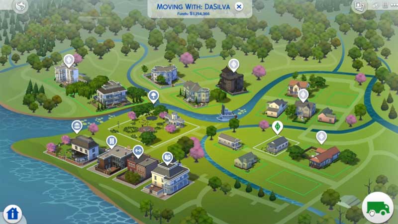 Moving into a New House in the Sims 4