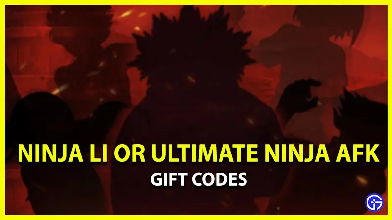 Ninja Legend Idle Ultimate AFK Codes