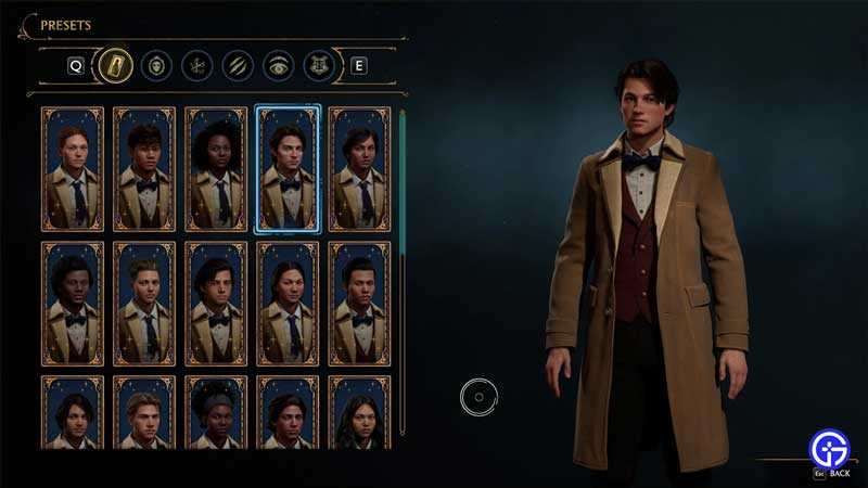 Presets to Build Harry Potter in Hogwarts Legacy
