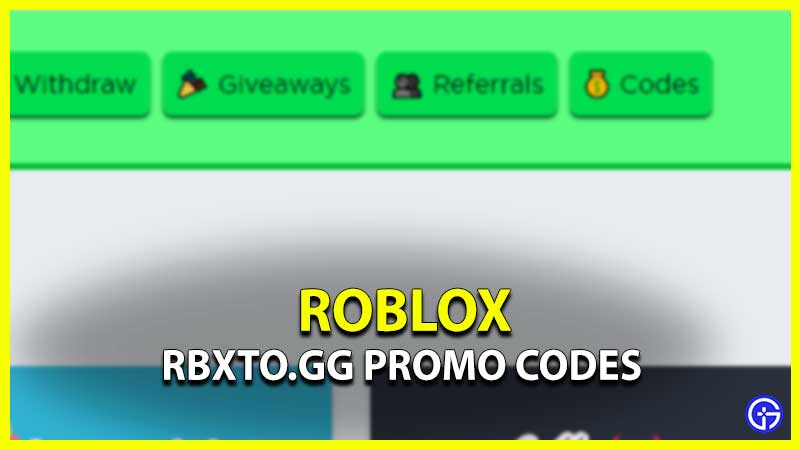 RBXTO.GG Promo Codes