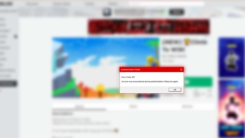 Roblox Error Code 403 How To Fix Issue 