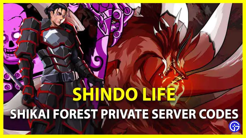 Shindo Life Shikai Forest Private Server Codes