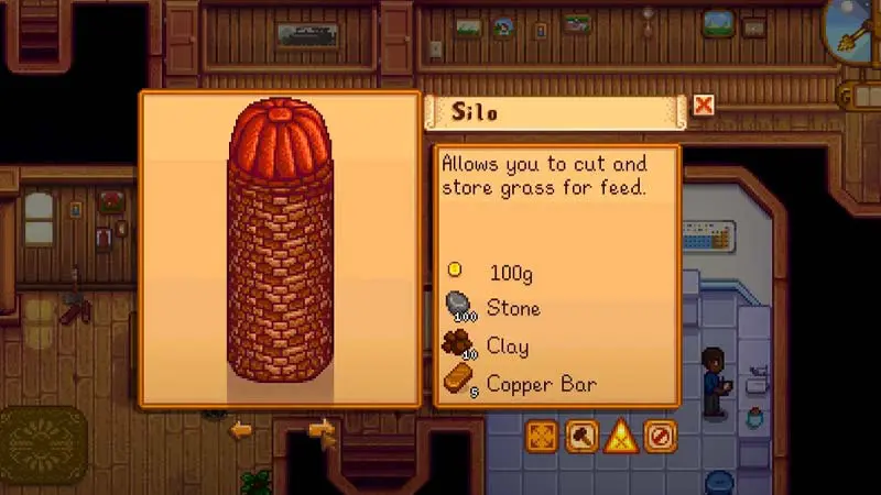 Stardew Valley build silo 