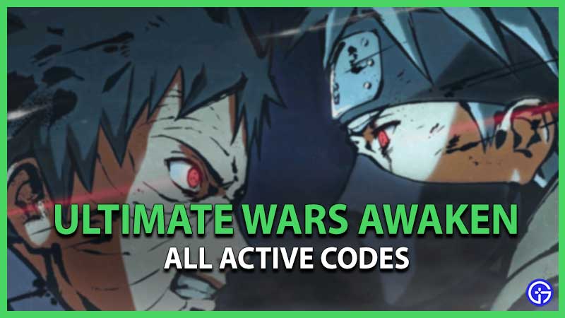 Ultimate Wars Awaken Codes