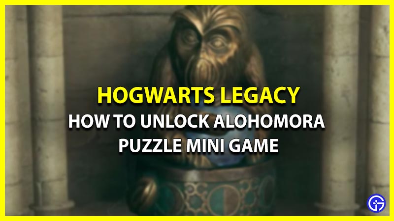 How To Unlock & solve locking door pick Alohomora Puzzle Mini Game in hogwarts legacy