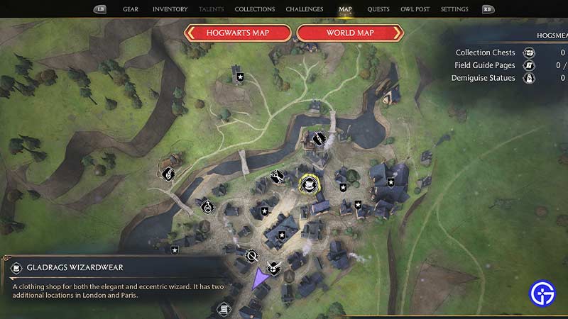 hogwarts legacy map icons 
