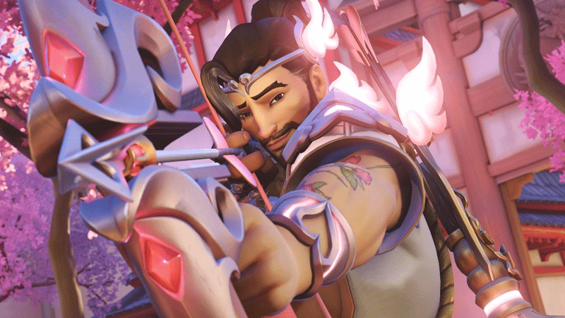 Cupid Hanzo striking at your hearts