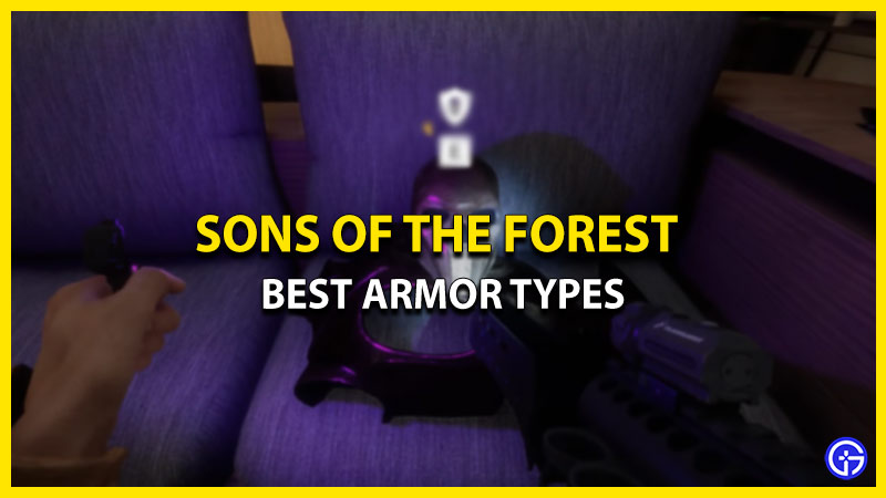best armor types sons of the forest