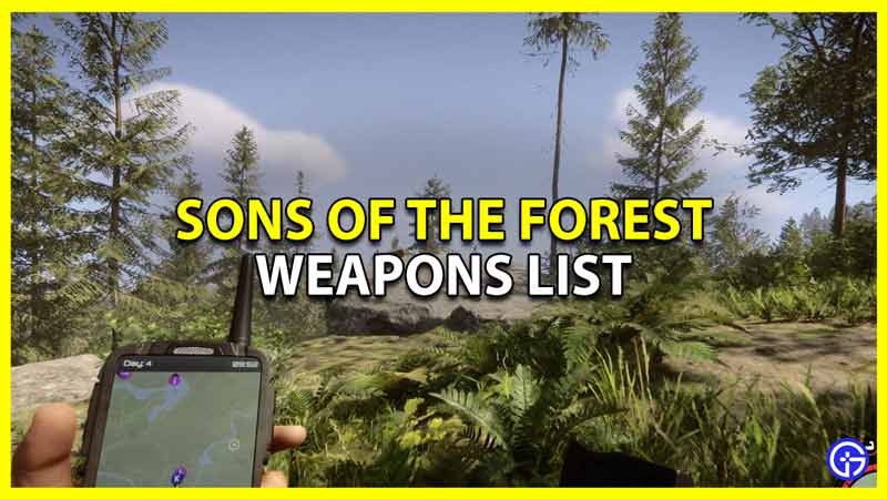 Sons Of The Forest: Best Early Weapons And How To Get Them - GameSpot