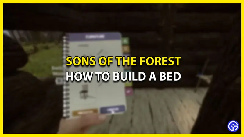 build bed sons of the forest