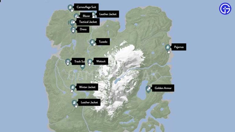 Figli Della Foresta Posizioni Degli Oggetti Sulla Mappa Gamingdeputy   Clothes Gear Item Locations Sons Of Forest 768x432 