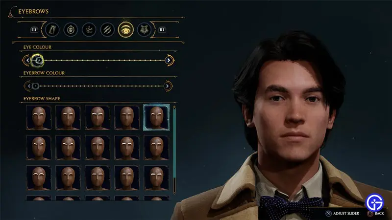 eyebrows tom riddle build for hogwarts legacy