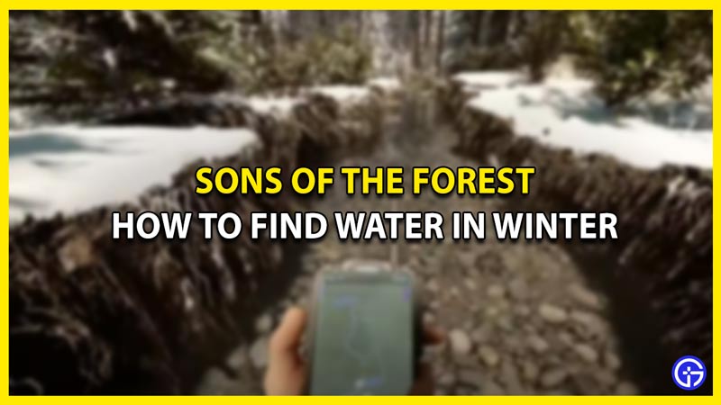 How to get and drink water in Sons of the Forest, including flask