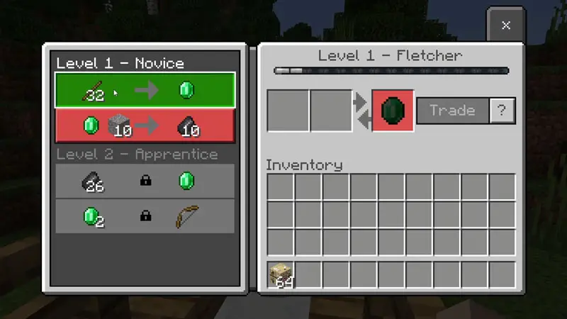 Fletcher Trading Menu