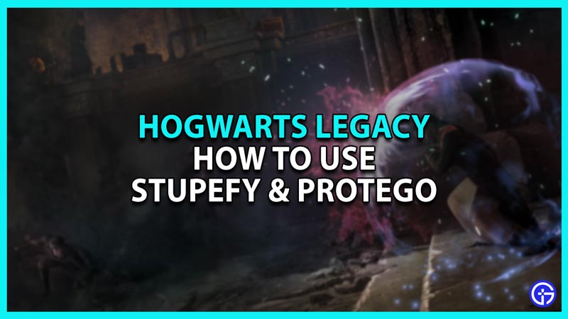 How to use Stupefy and Protego in Hogwarts Legacy