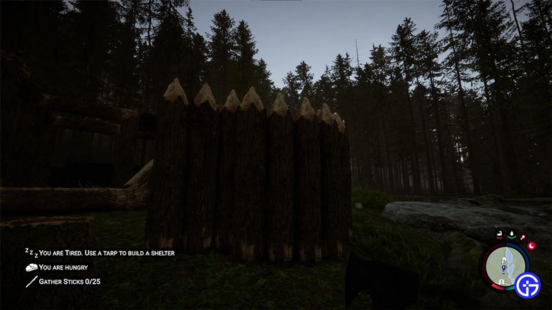 how to build a spiked defensive wall in sons of the forest