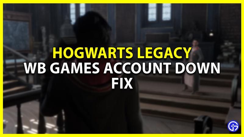 wb games account down fix hogwarts legacy something went wrong error