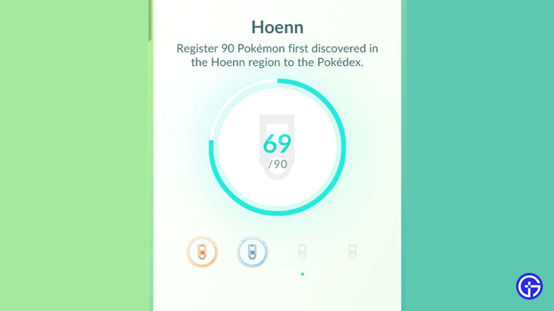 pokemon go unlock and get the gold hoenn medal