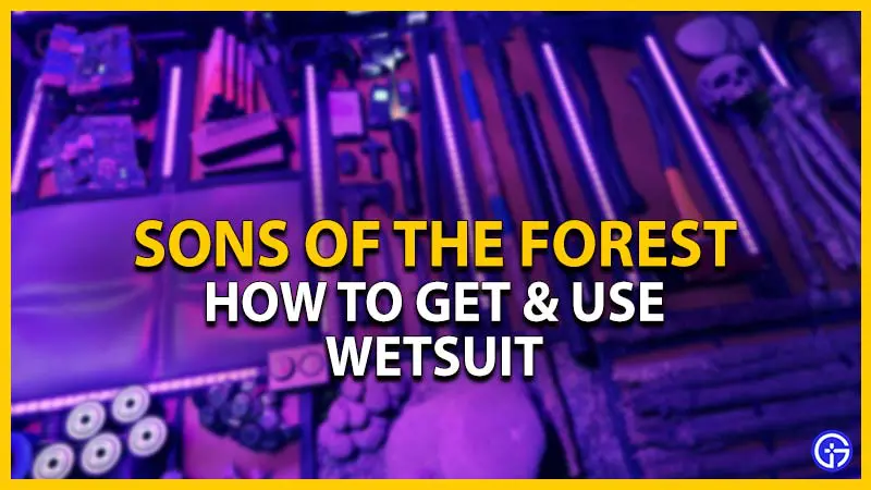 sons of the forest get use wetsuit