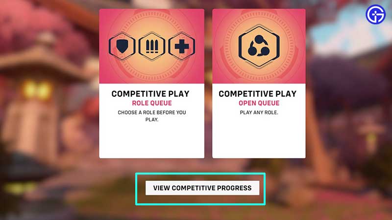 how to view competitive progress 