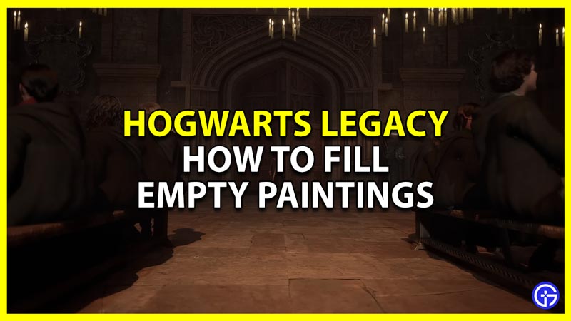 how to fill empty paintings in hogwarts legacy and find lumos moths