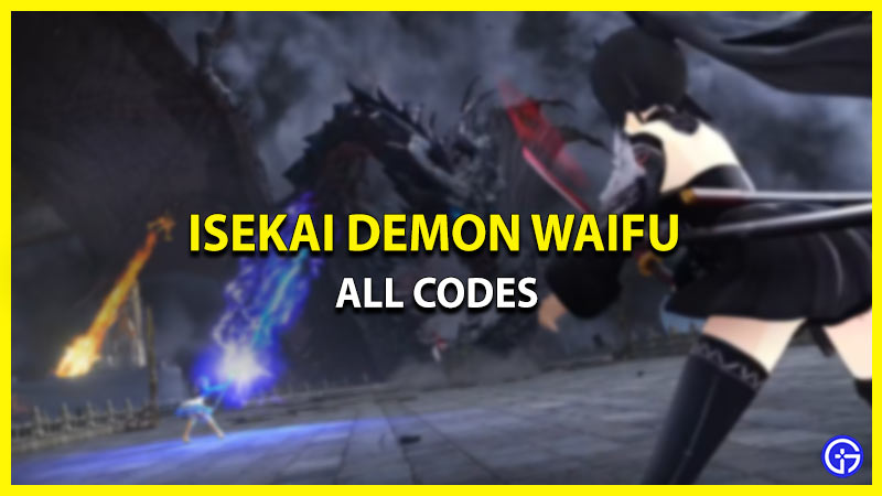 isekai demon waifu codes