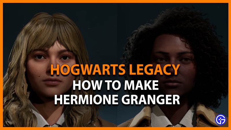 make hermione granger build in hogwarts legacy character creator