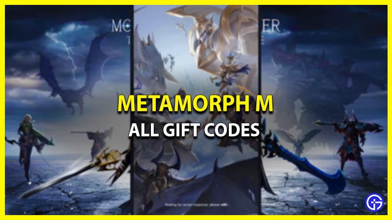 metamorph m gift codes
