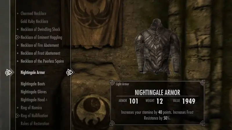 Nightingale Armor Stats And Effects
